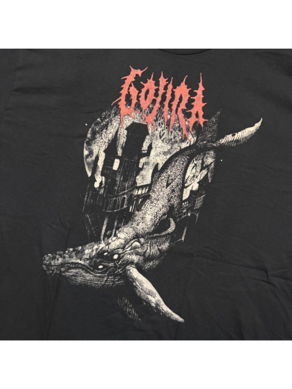 Gojira Whale Rock T-Shirt Size Extra Large - Picture 4 of 4